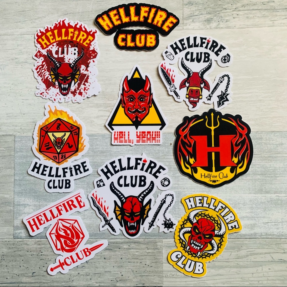 Hellfire Club 10pk Stickers